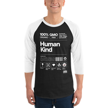 Load image into Gallery viewer, Human KIND ... 3/4 sleeve raglan shirt
