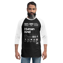 Load image into Gallery viewer, Human KIND ... 3/4 sleeve raglan shirt
