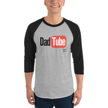 Load image into Gallery viewer, DadTube 3/4 sleeve raglan shirt
