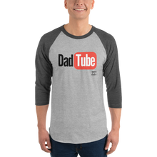 Load image into Gallery viewer, DadTube 3/4 sleeve raglan shirt
