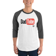 Load image into Gallery viewer, DadTube 3/4 sleeve raglan shirt
