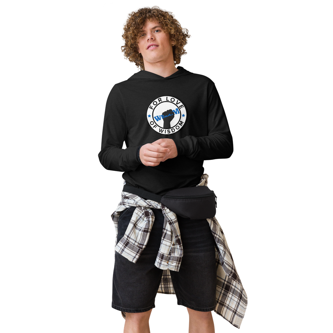 FLOW SWAG Hooded (blue) long-sleeve tee