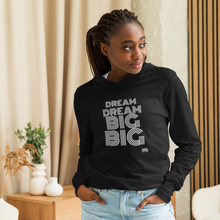 Load image into Gallery viewer, DREAM BIG Hooded long-sleeve tee
