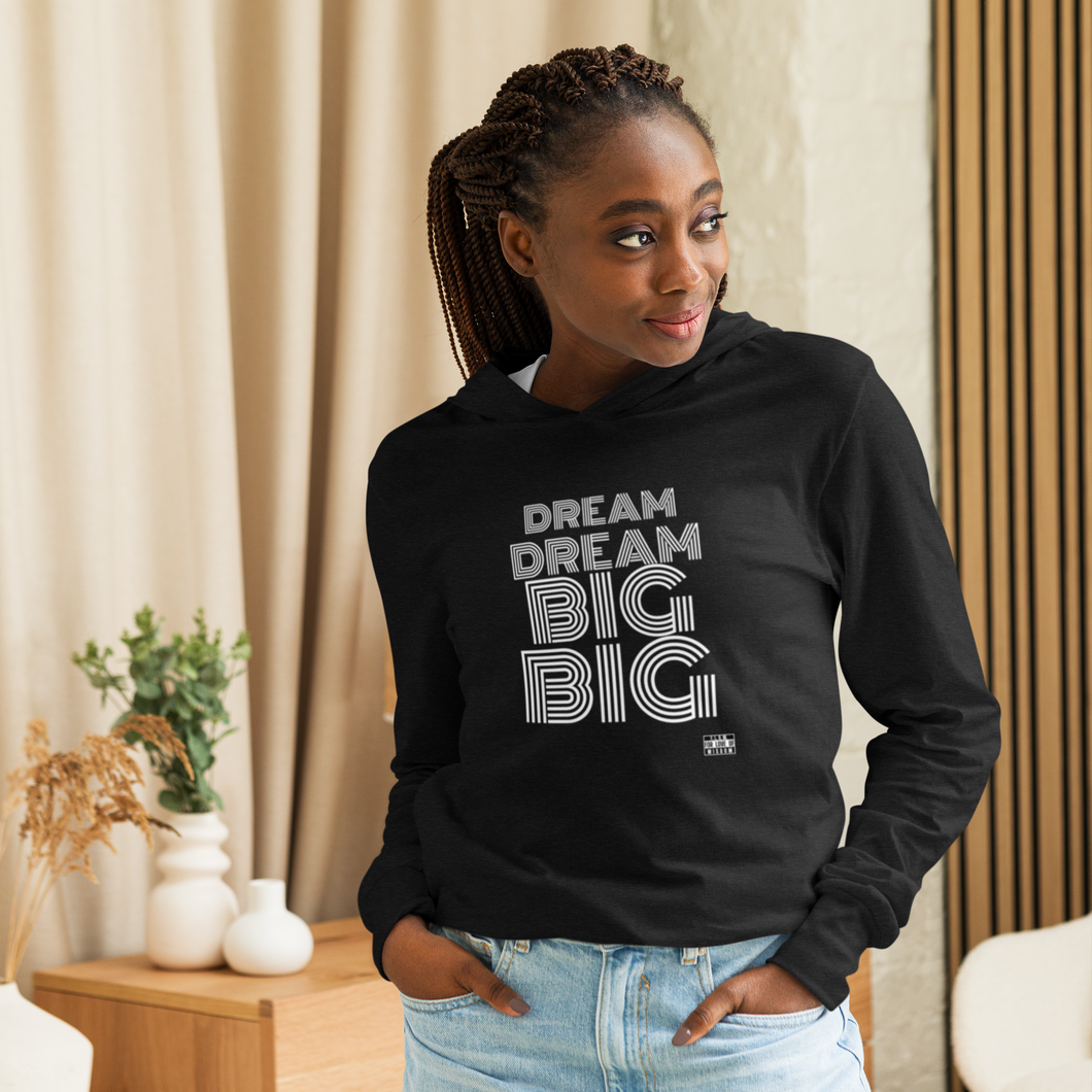 DREAM BIG Hooded long-sleeve tee