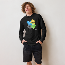 Load image into Gallery viewer, Hooded long-sleeve tee
