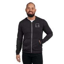 Load image into Gallery viewer, Think Outside the BOX Unisex zip hoodie
