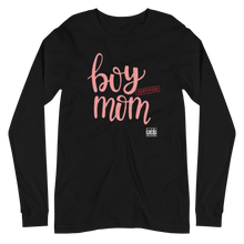 Load image into Gallery viewer, Boy Mom Unisex Long Sleeve Tee
