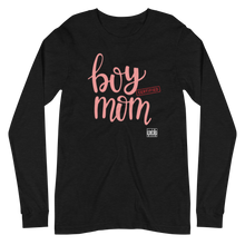 Load image into Gallery viewer, Boy Mom Unisex Long Sleeve Tee
