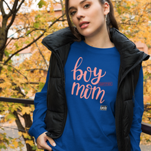 Load image into Gallery viewer, Boy Mom Unisex Long Sleeve Tee
