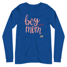 Load image into Gallery viewer, Boy Mom Unisex Long Sleeve Tee
