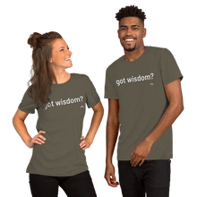 Load image into Gallery viewer, got wisdom? Unisex t-shirt
