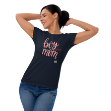 Load image into Gallery viewer, Boy Mom Women&#39;s short sleeve t-shirt
