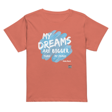 Load image into Gallery viewer, Dreams Over Fears Women’s high-waisted t-shirt
