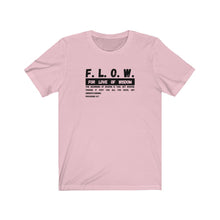 Load image into Gallery viewer, F.L.O.W. Faded Logo Unisex Jersey Short Sleeve Tee
