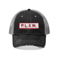 Load image into Gallery viewer, Stamped F.L.O.W. Unisex Trucker Hat
