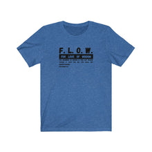 Load image into Gallery viewer, F.L.O.W. Faded Logo Unisex Jersey Short Sleeve Tee
