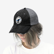 Load image into Gallery viewer, F.L.O.W. Blue Logo Unisex Trucker Hat blue
