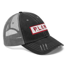 Load image into Gallery viewer, Stamped F.L.O.W. Unisex Trucker Hat
