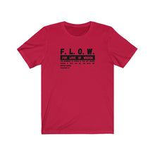 Load image into Gallery viewer, F.L.O.W. Faded Logo Unisex Jersey Short Sleeve Tee
