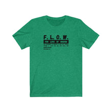 Load image into Gallery viewer, F.L.O.W. Faded Logo Unisex Jersey Short Sleeve Tee
