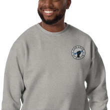 Load image into Gallery viewer, F.L.O.W. Badge Unisex Premium Sweatshirt
