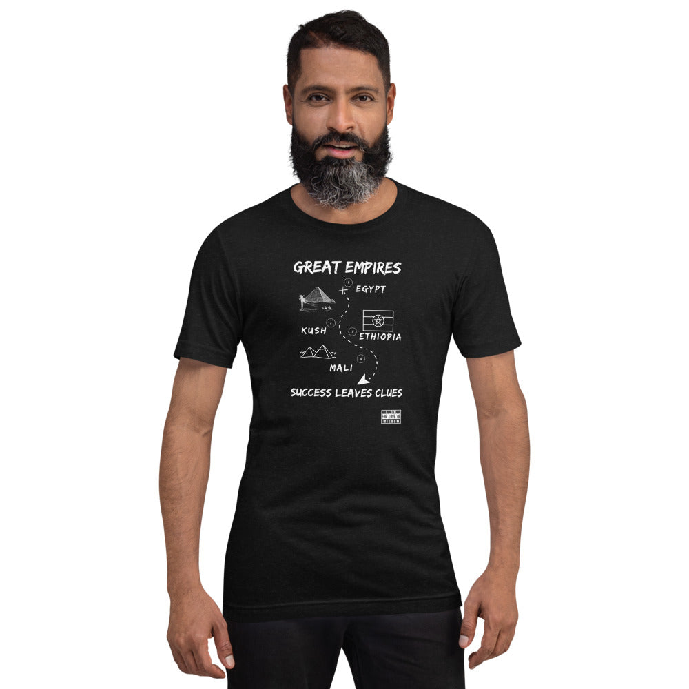 SUCCESS LEAVES CLUES Unisex t-shirt